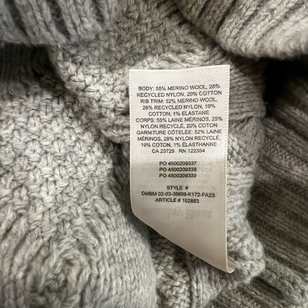 Aritzia Sunday Best Light Gray Merino Wool Sweater - Picture 5 of 5